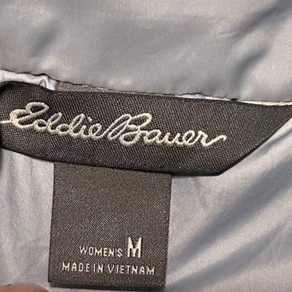 Eddie Bauer Ligthtweight Puffer Full Zip Jacket DOWN INSULATION Women's M - Picture 9 of 10